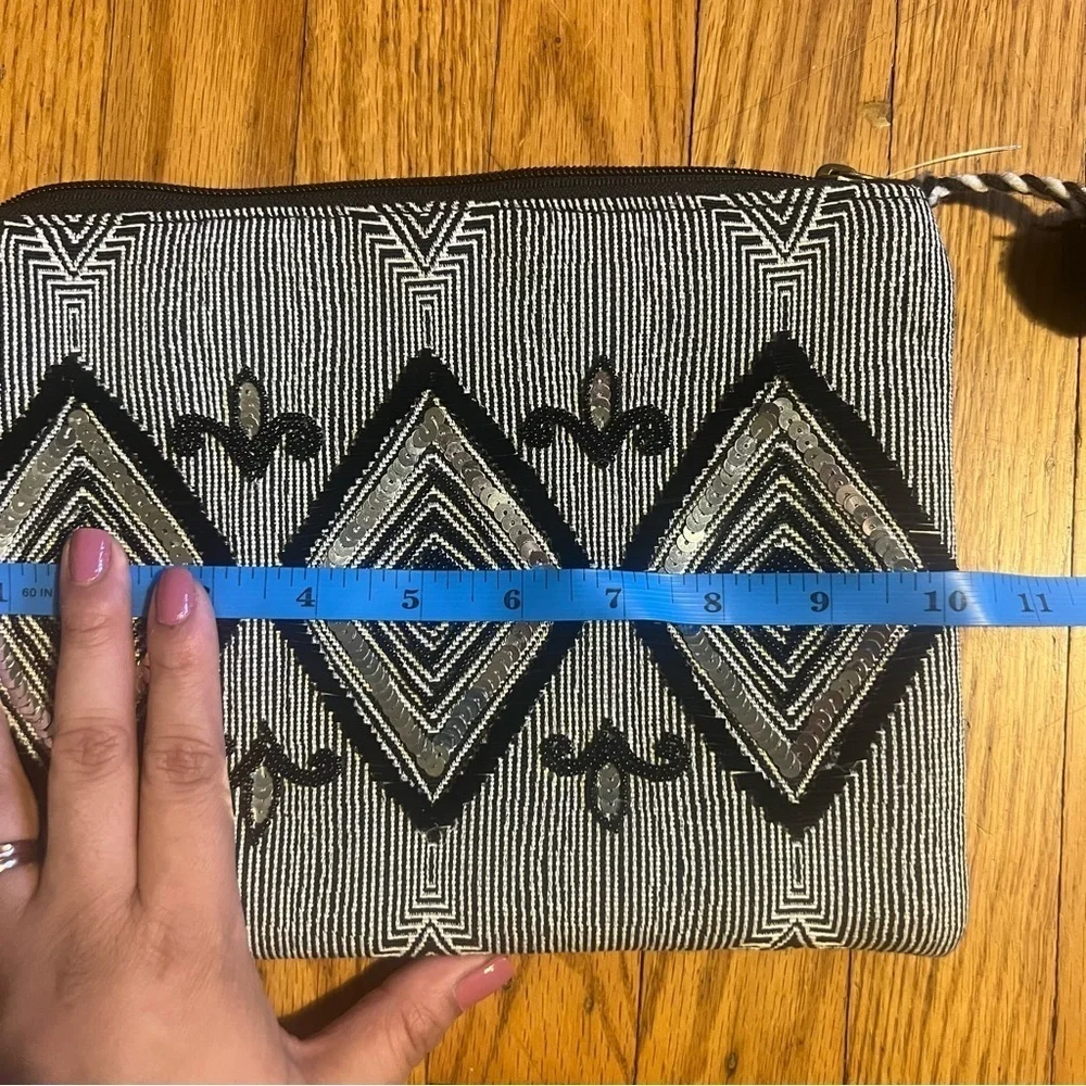 Bamboo clutch new without tags